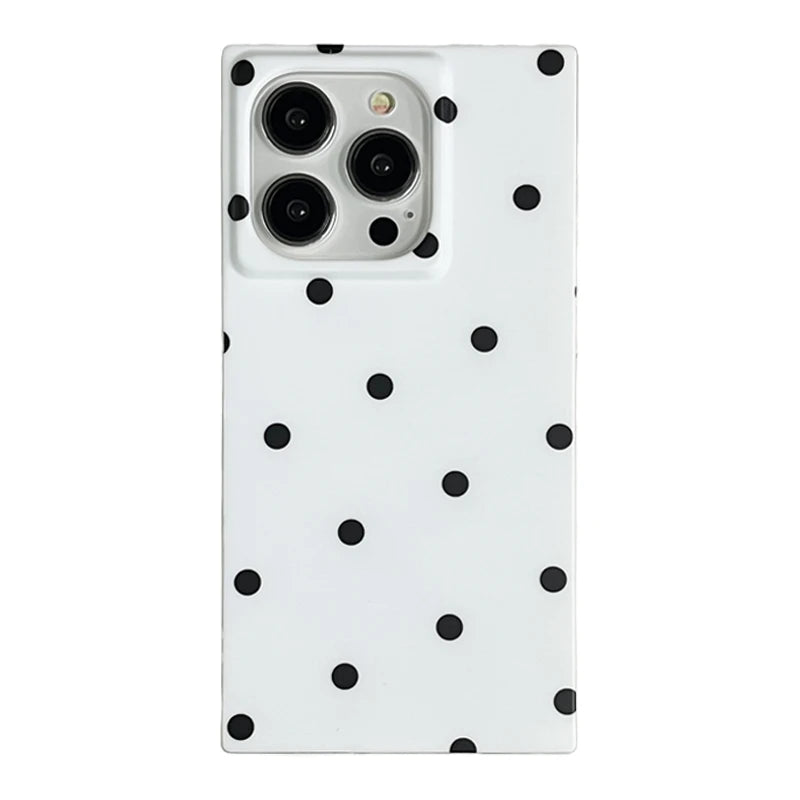 Polka Dot Classic Case For iPhone 16 17 Pro Max 15 14 13
