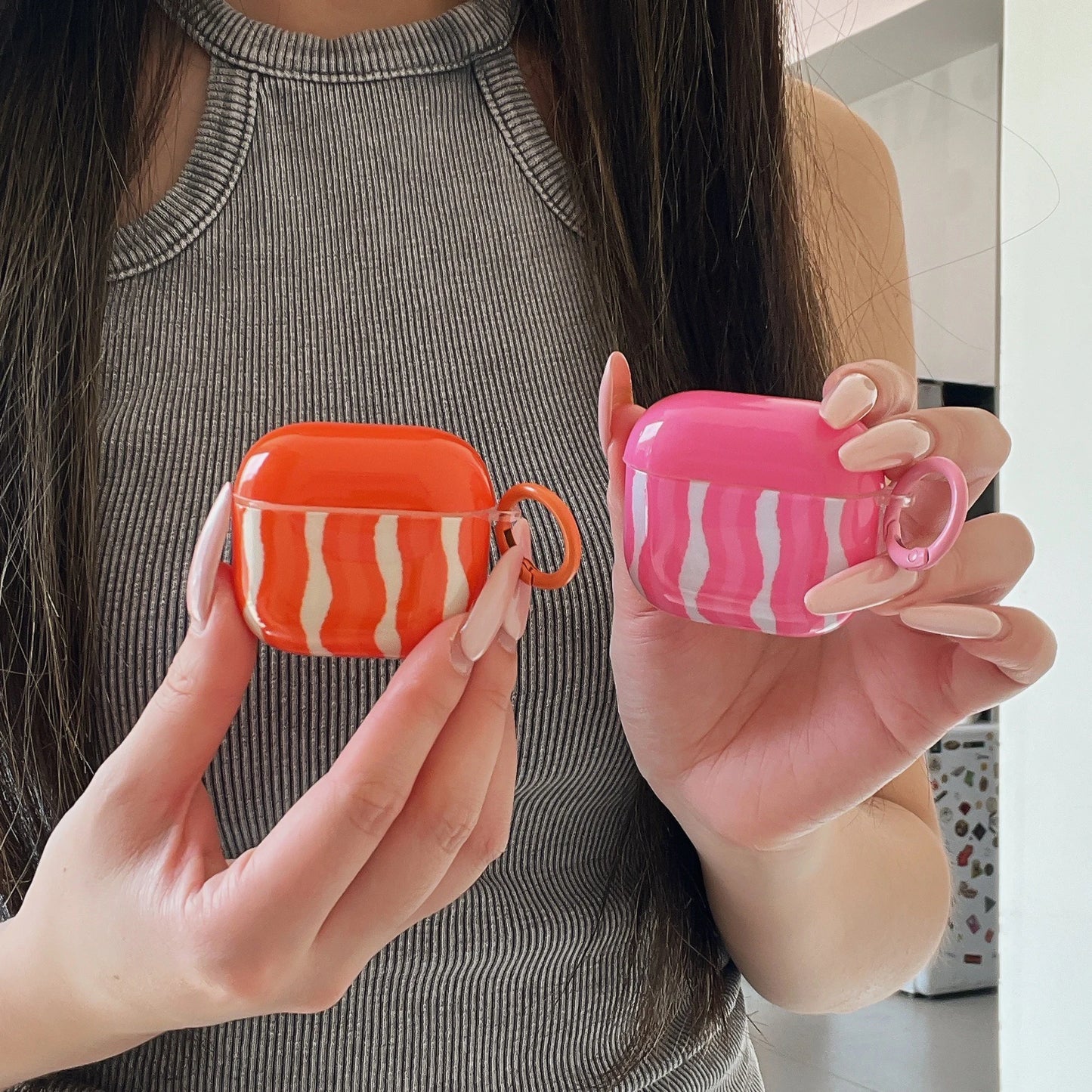 Wavy Stripe AirPods Case