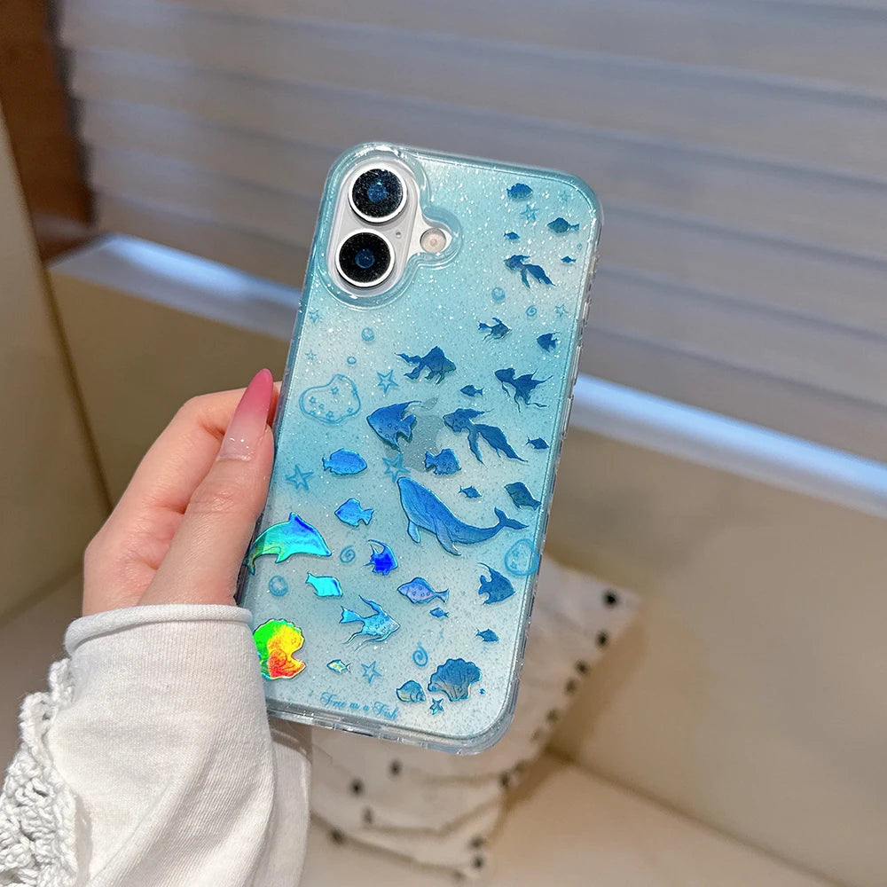 Ocean Charm Clear Case