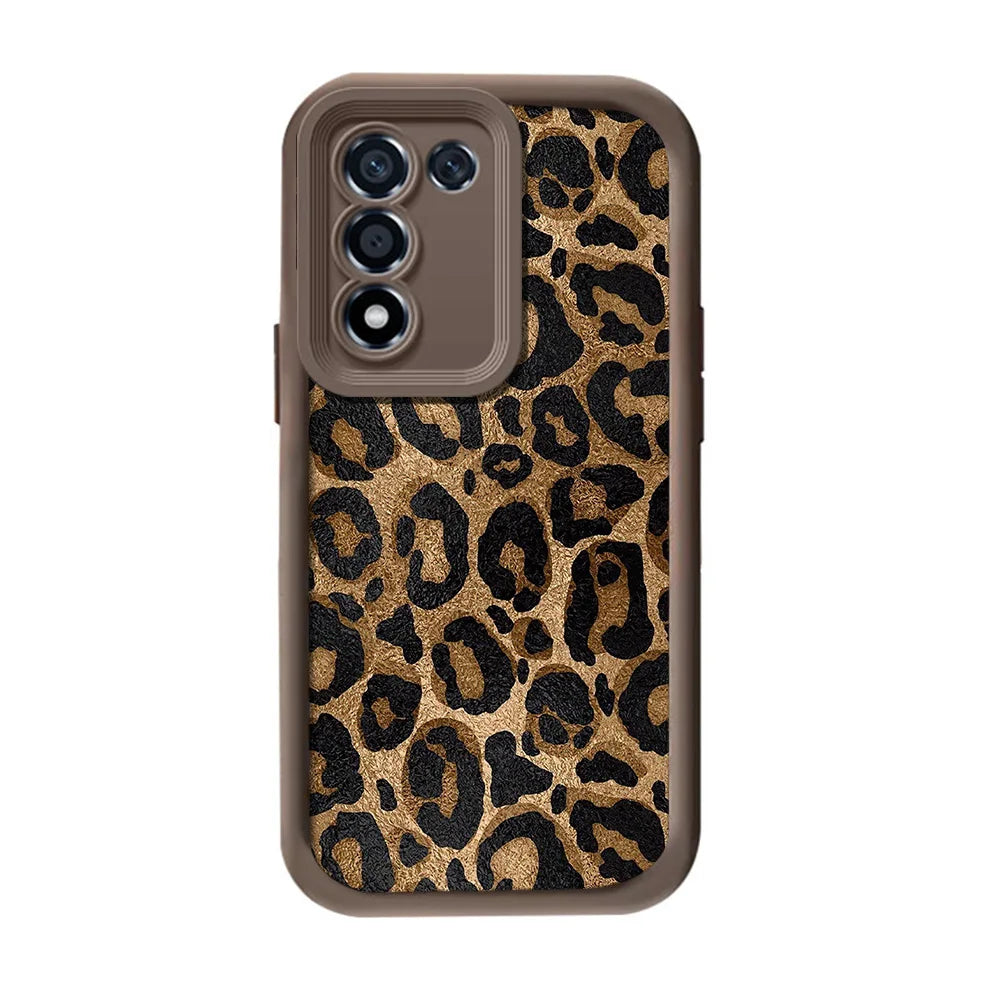 Leopard Strap Wrist Chain Lanyard Cover For Samsung