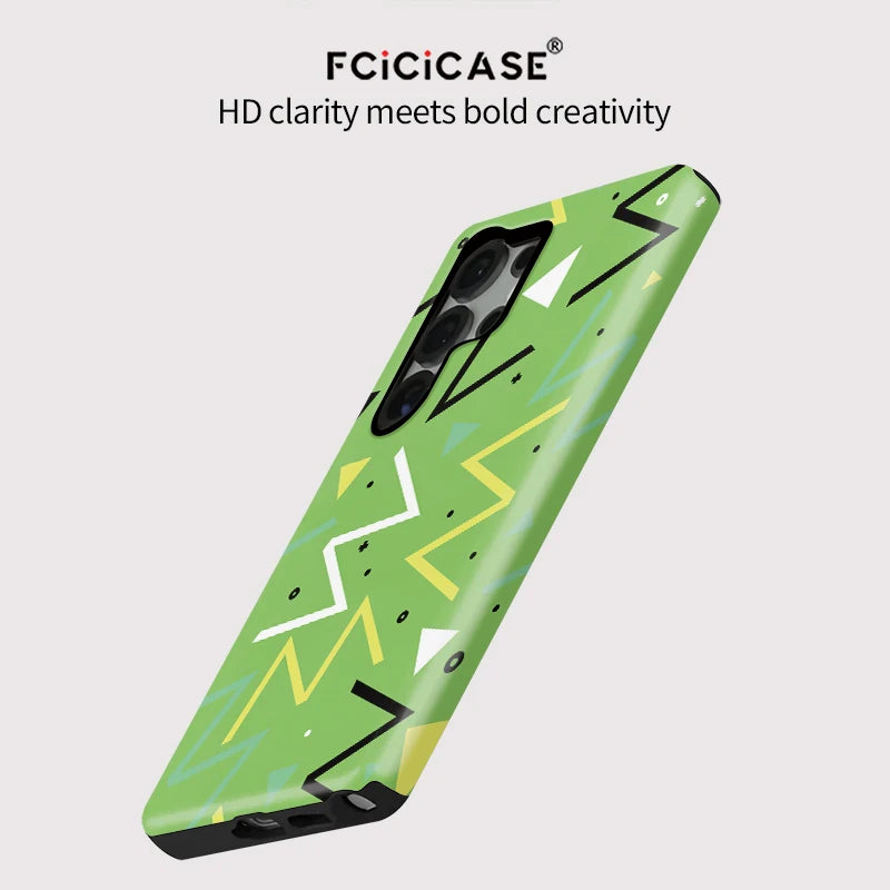 Samsung Galaxy Neon Energy Abstract Case