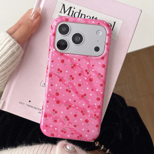 Pink Glitter Jelly Case