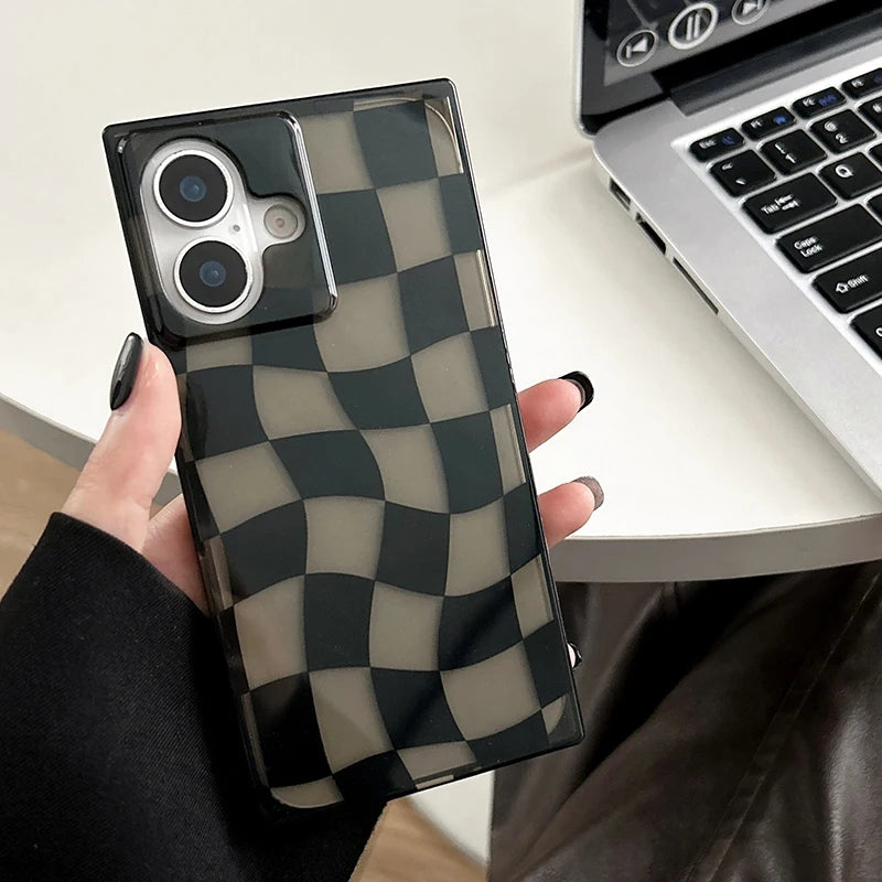 Midnight Checker Gloss Case