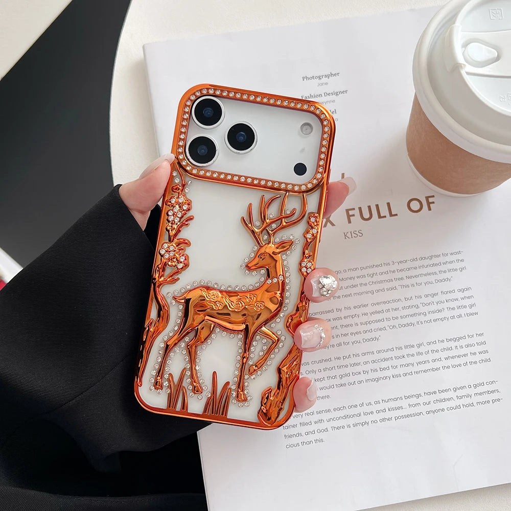 Vintage Deer Art Case