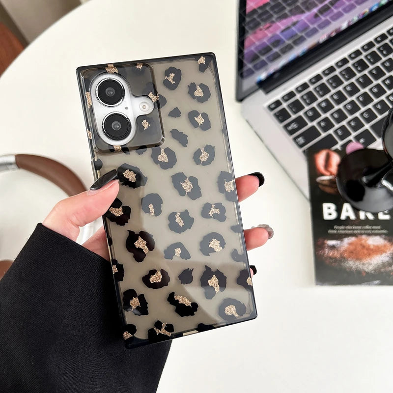 Classic Leopard Neutral Case For iPhone 17 16 Pro Max 15 13 14