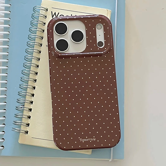 Chocolate Dot Vintage Case