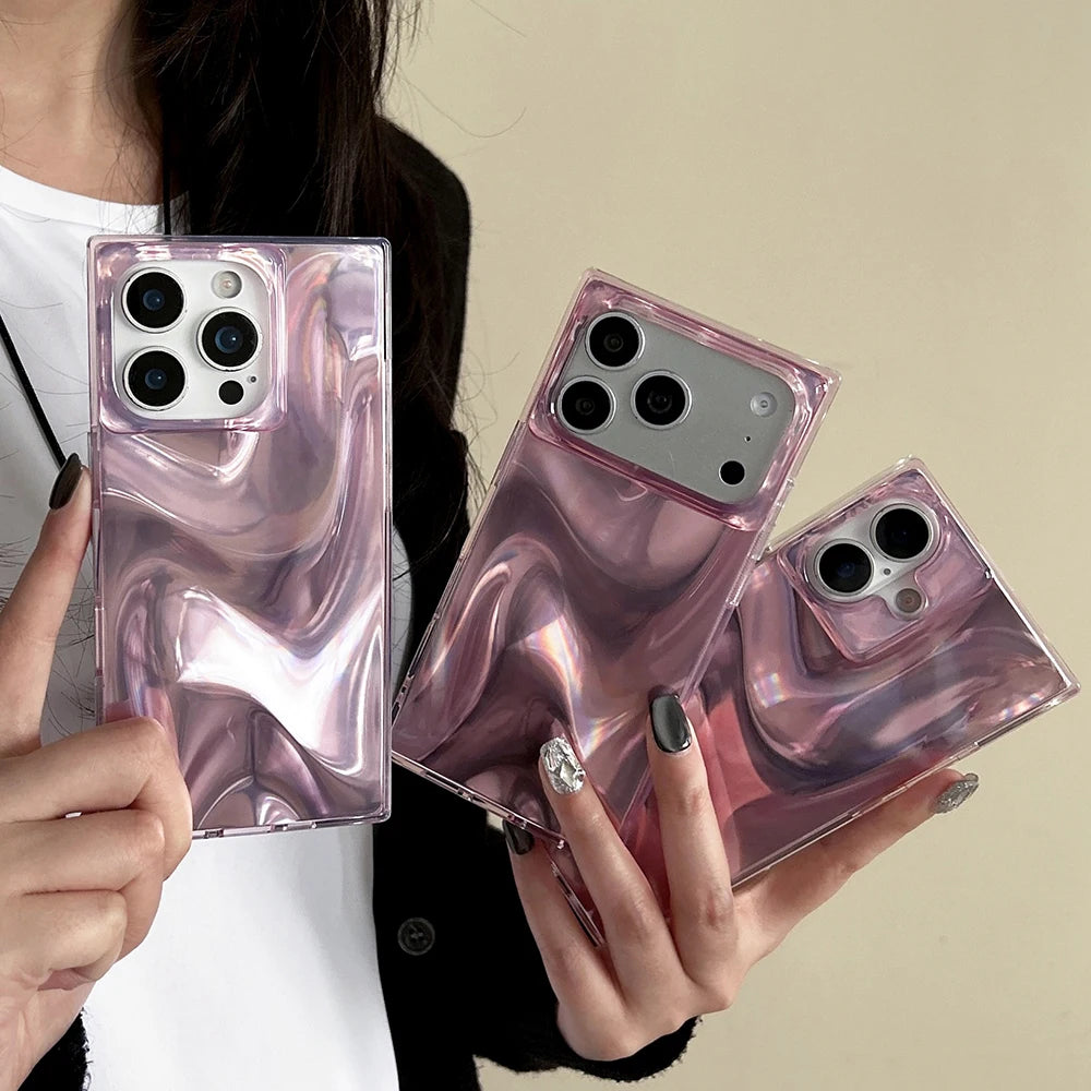 Rose Chrome Mirror Case