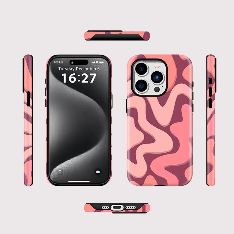 IPHONE Pink Abstract Muse Case