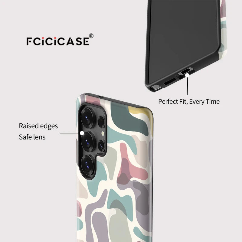 Samsung Galaxy Soft Camo Pastel Case