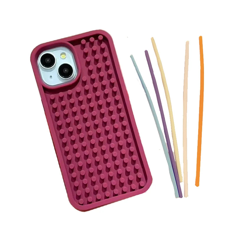 Neon Wave Case For iPhone 16 15 14 13 12 11 17 Pro Max