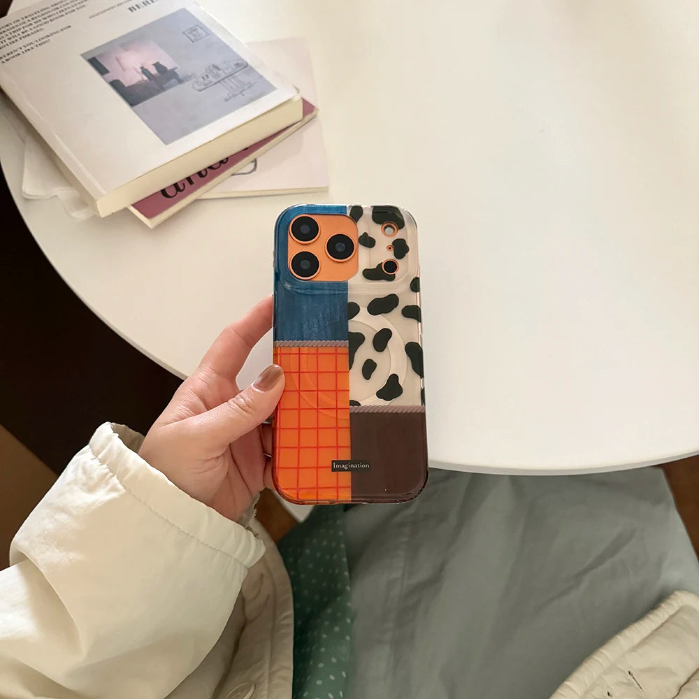 Colorblock Patch Case
