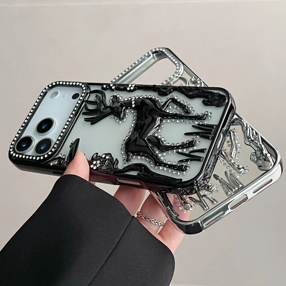Vintage Deer Art Case