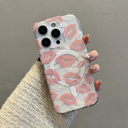 Blush Kiss Print Case