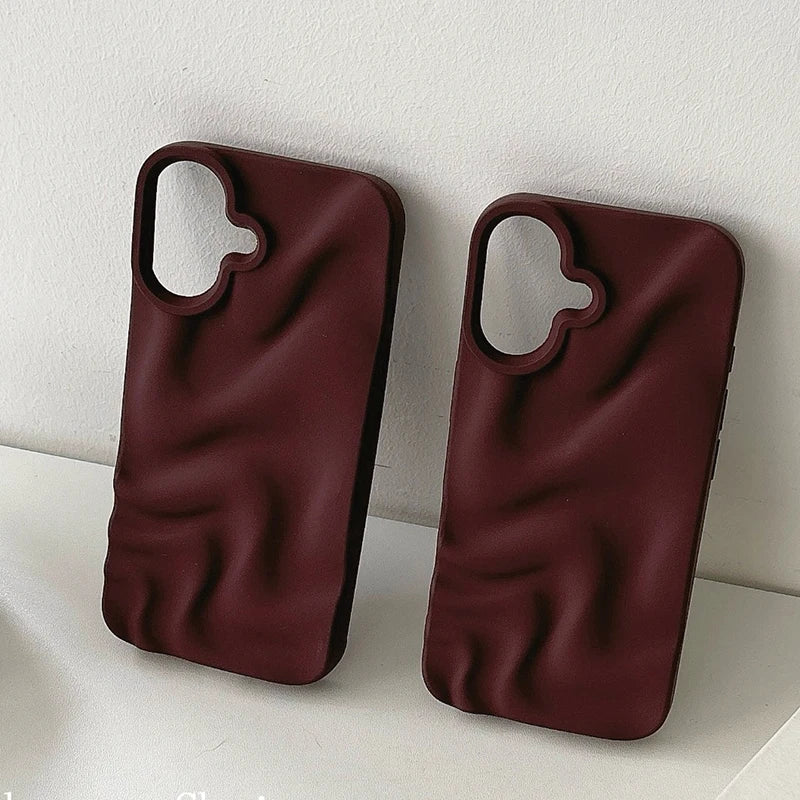 Mocha Cloud Soft Case For iPhone 17 Air 16 15 14 13 12 11 Pro Max