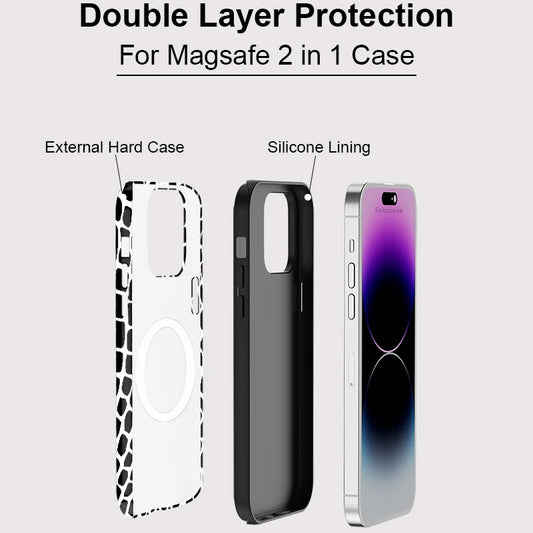 IPHONE Monochrome Giraffe Pattern Case