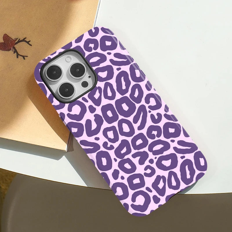 IPHONE Lavender Leopard Dream Case