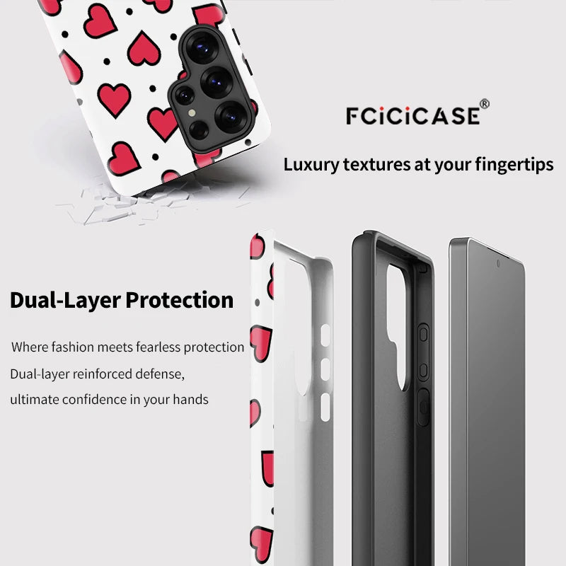 Samsung Galaxy Love Heart Statement Case