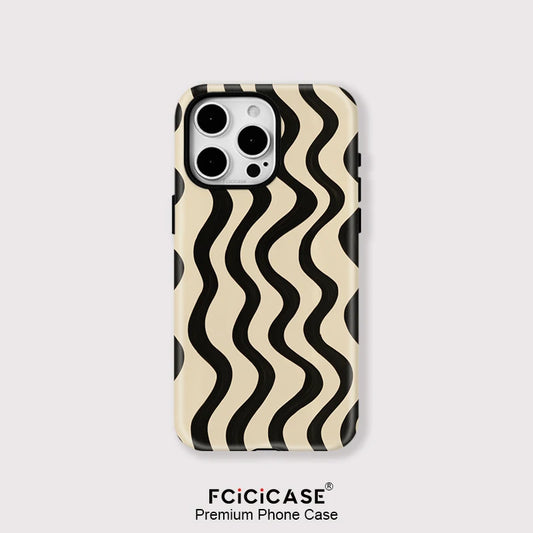 IPHONE Monochrome Wave Case