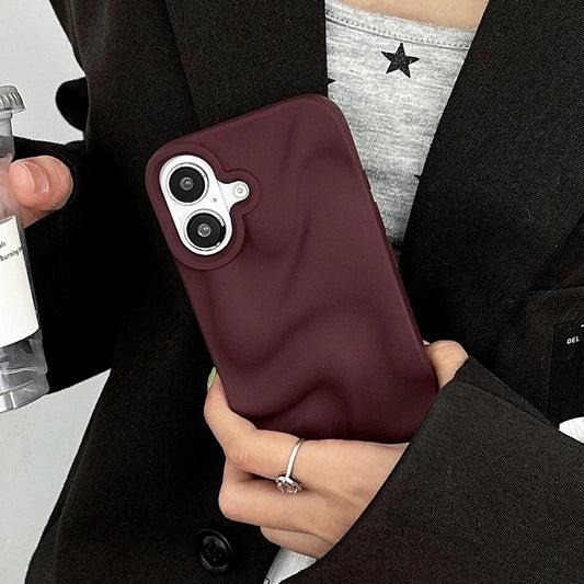 Mocha Cloud Soft Case For iPhone 17 Air 16 15 14 13 12 11 Pro Max