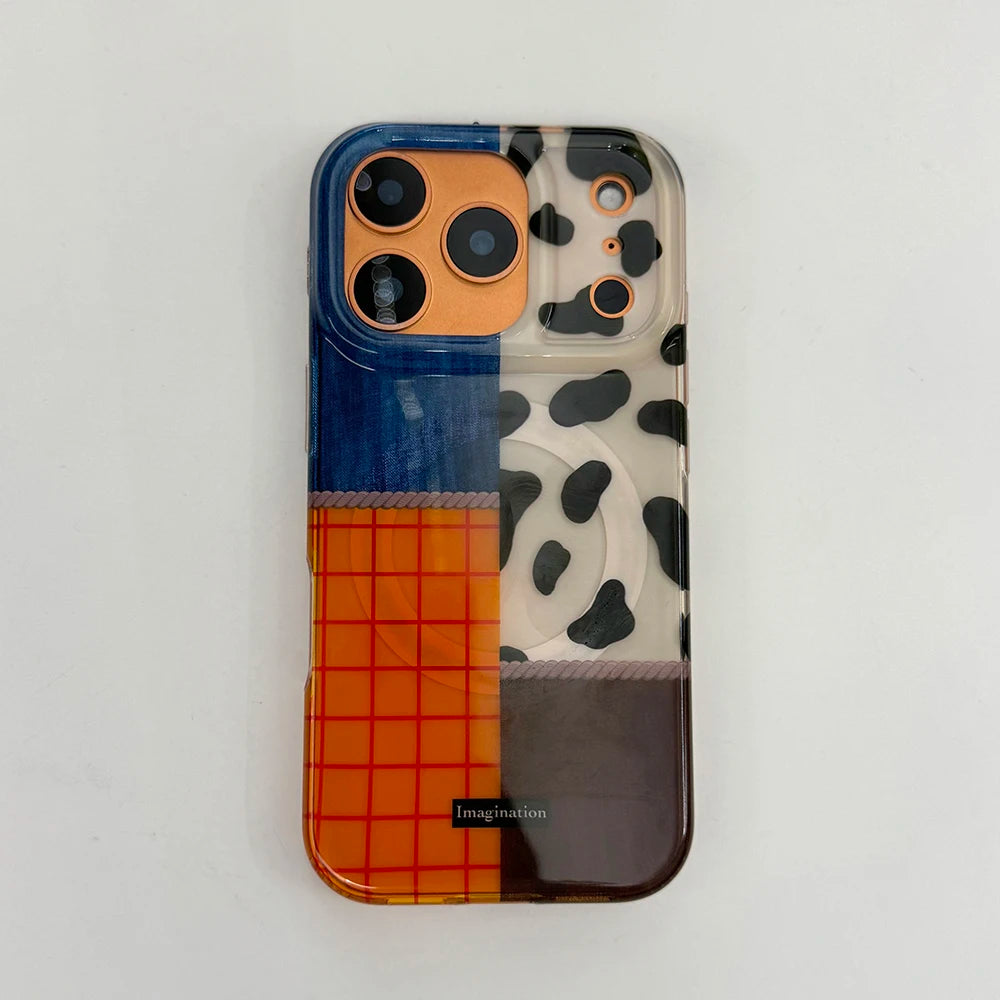 Colorblock Patch Case