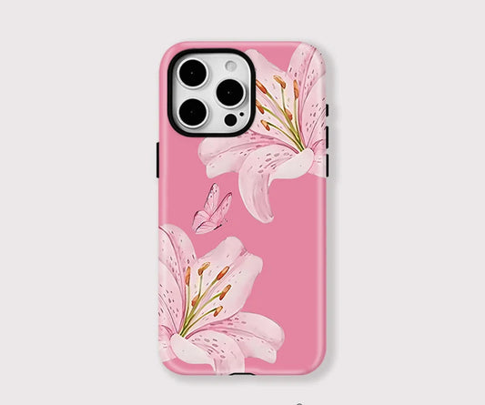 IPHONE Pink Lily Bloom Case