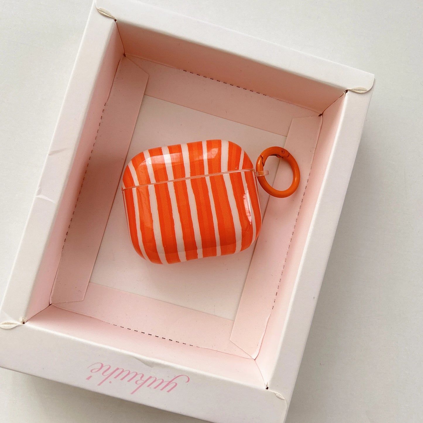 Candy Stripe AirPods Case