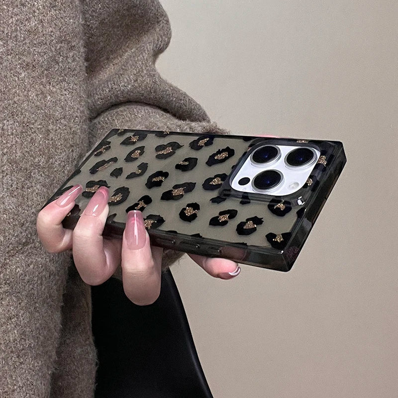 Classic Leopard Neutral Case For iPhone 17 16 Pro Max 15 13 14