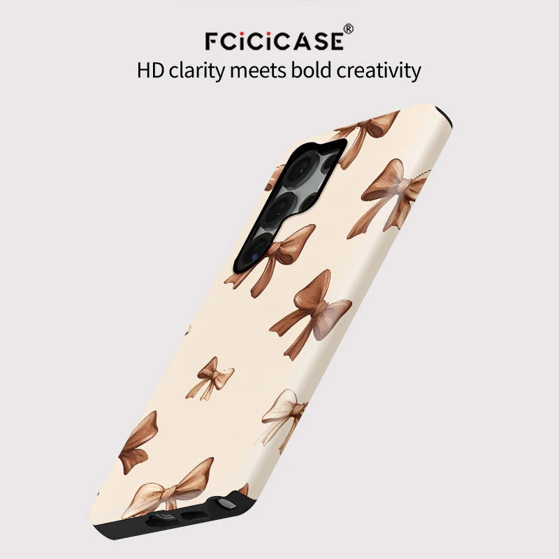 Samsung Galaxy Ribbon Charm Aesthetic Case