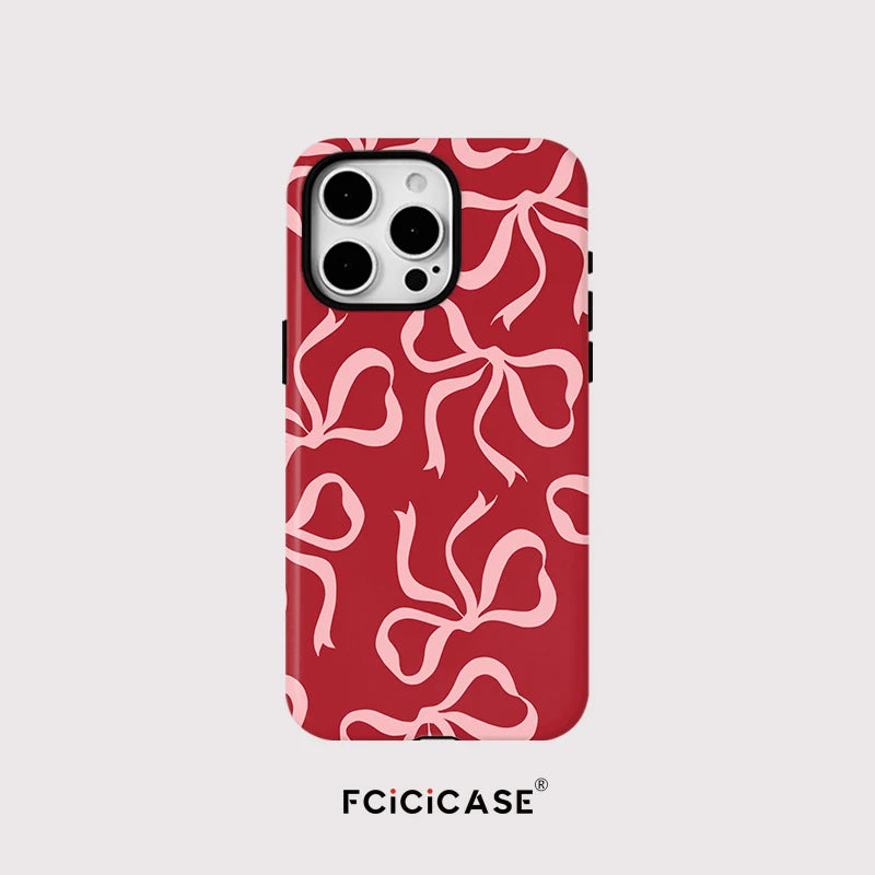 IPHONE 17 Crimson Art - Magnetic Cover