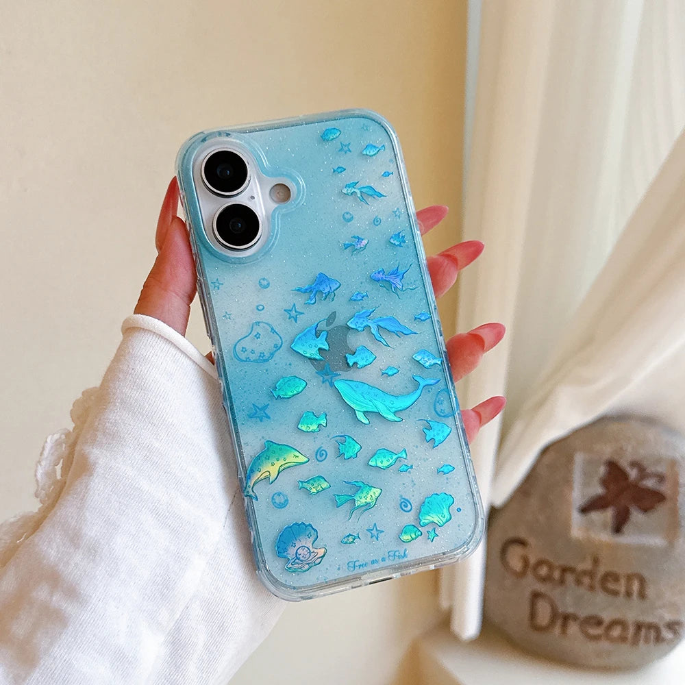 Ocean Charm Clear Case