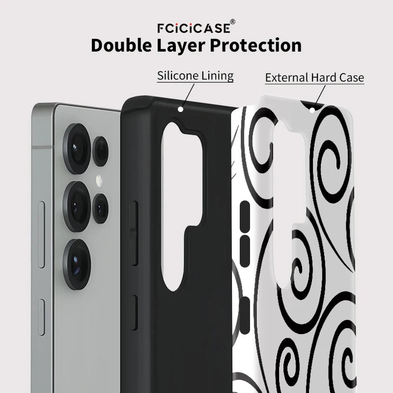 Samsung Galaxy Minimal Spiral Line Case