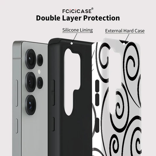 Samsung Galaxy Minimal Spiral Line Case