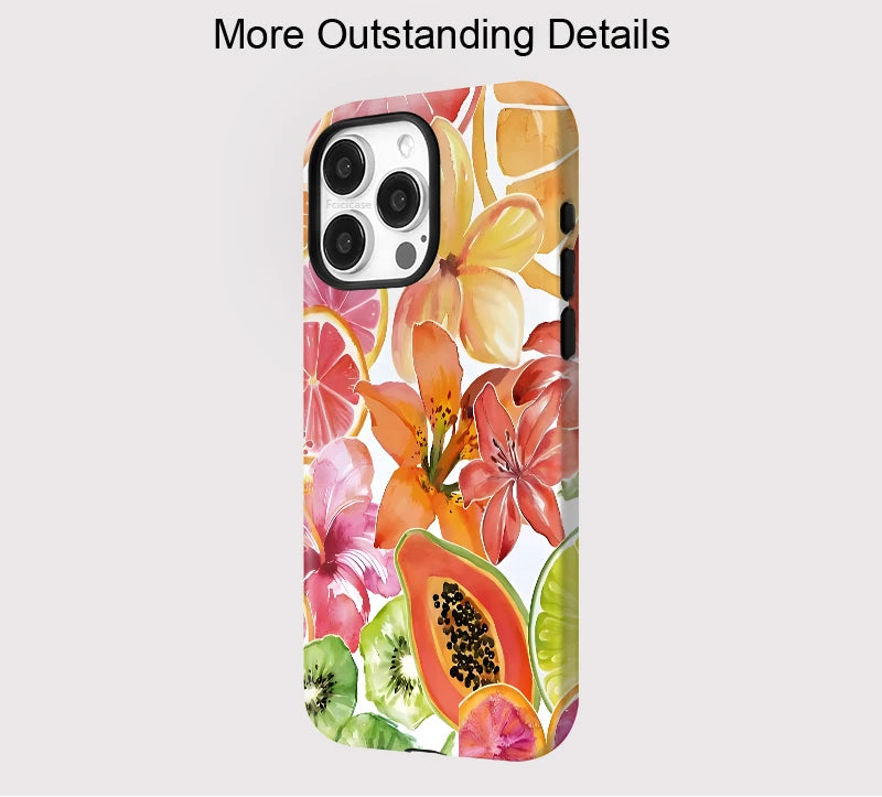 IPHONE Tropical Papaya Bloom Case