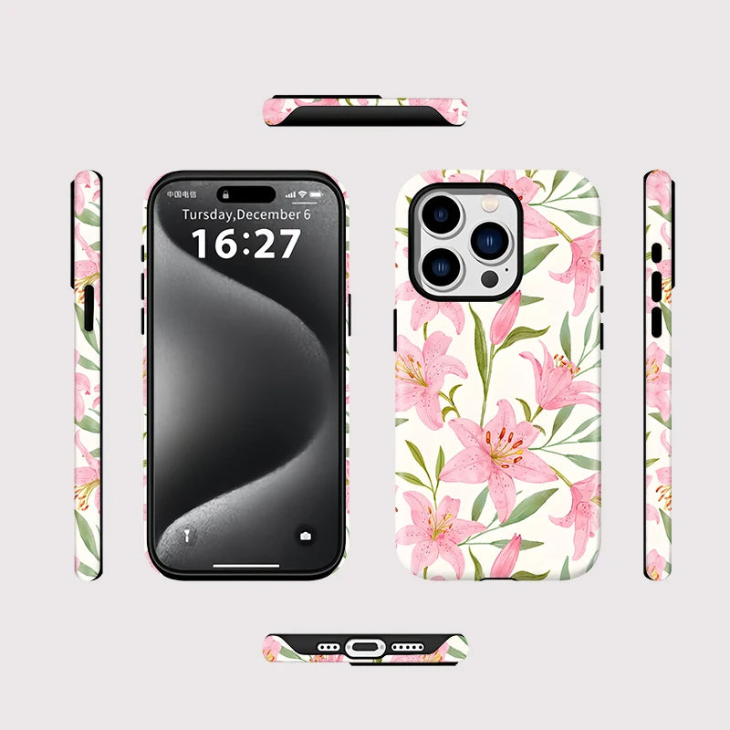 IPHONE Blush Floral Garden Case