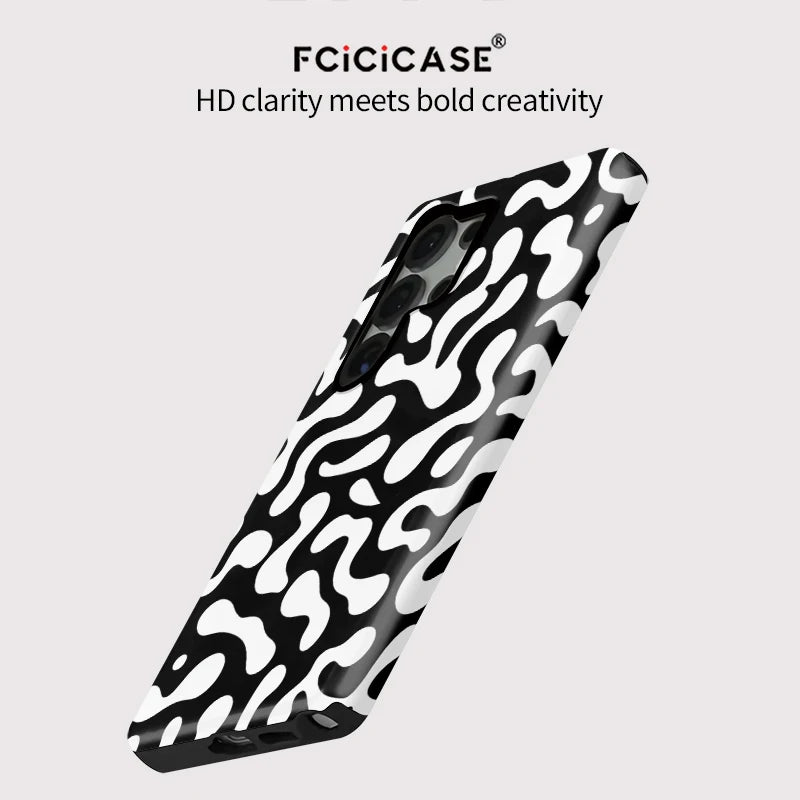 Samsung Galaxy Fluid Abstract Monochrome Case