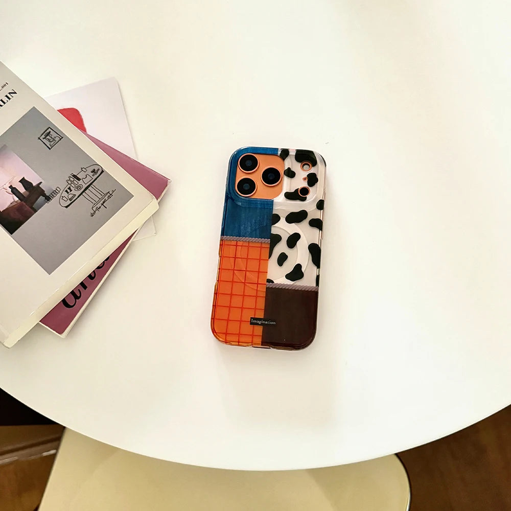 Colorblock Patch Case