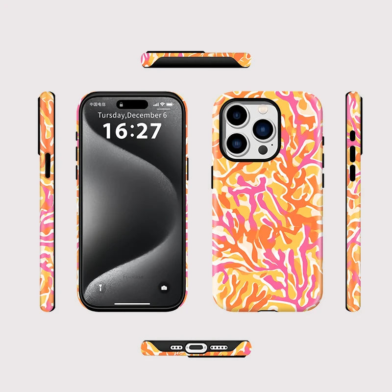 IPHONE Golden Abstract Energy Case