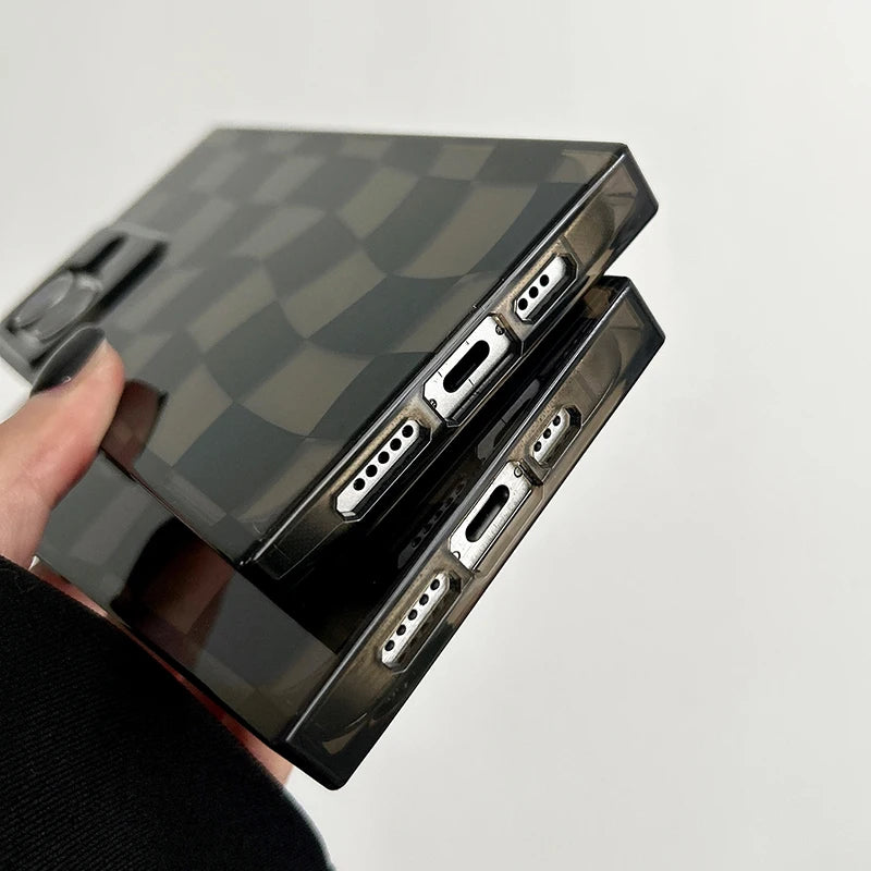 Midnight Checker Gloss Case