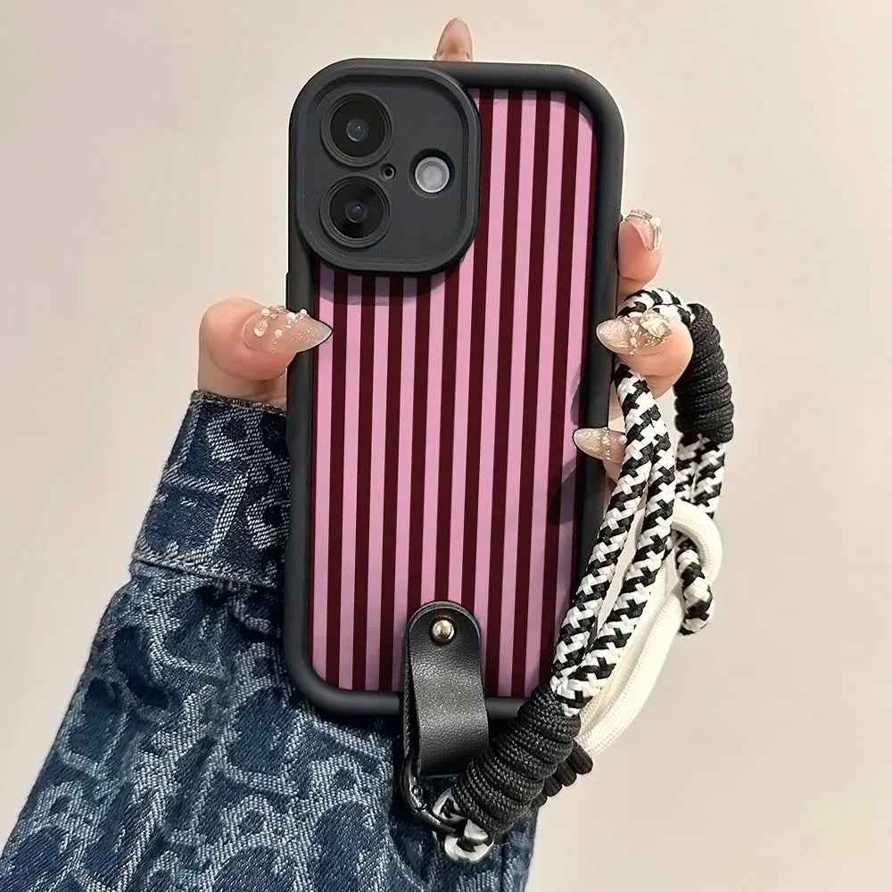 Feminine Edge Striped Pattern Phone Cover for Samsung