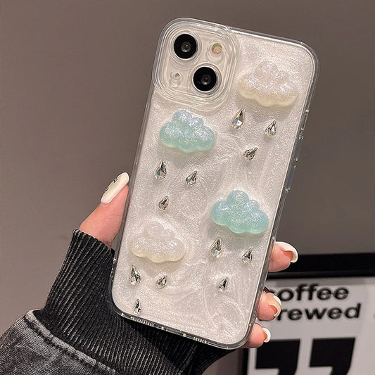Cloud Sketch Clear Case