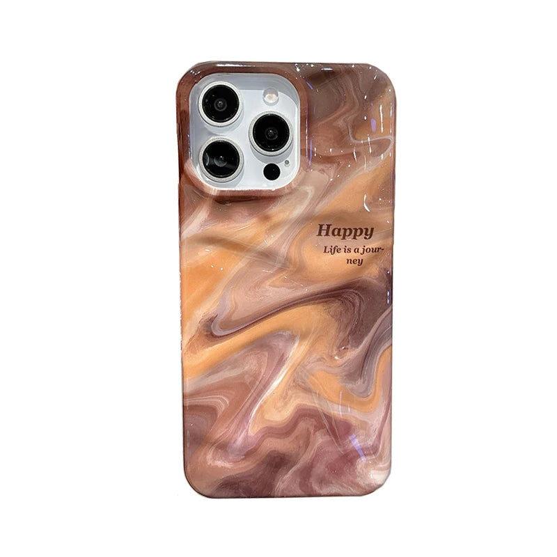 Neutral Marble Stone Case
