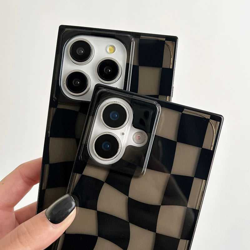 Midnight Checker Gloss Case