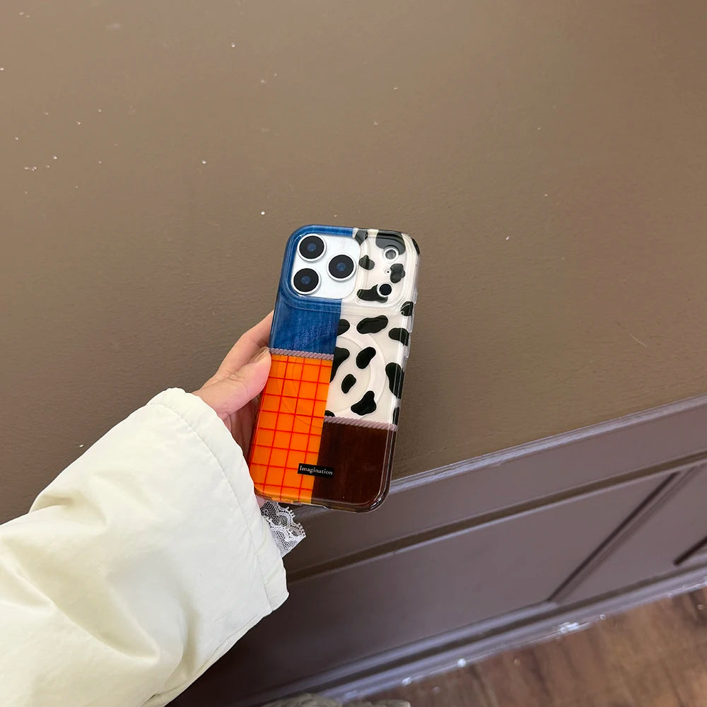 Colorblock Patch Case