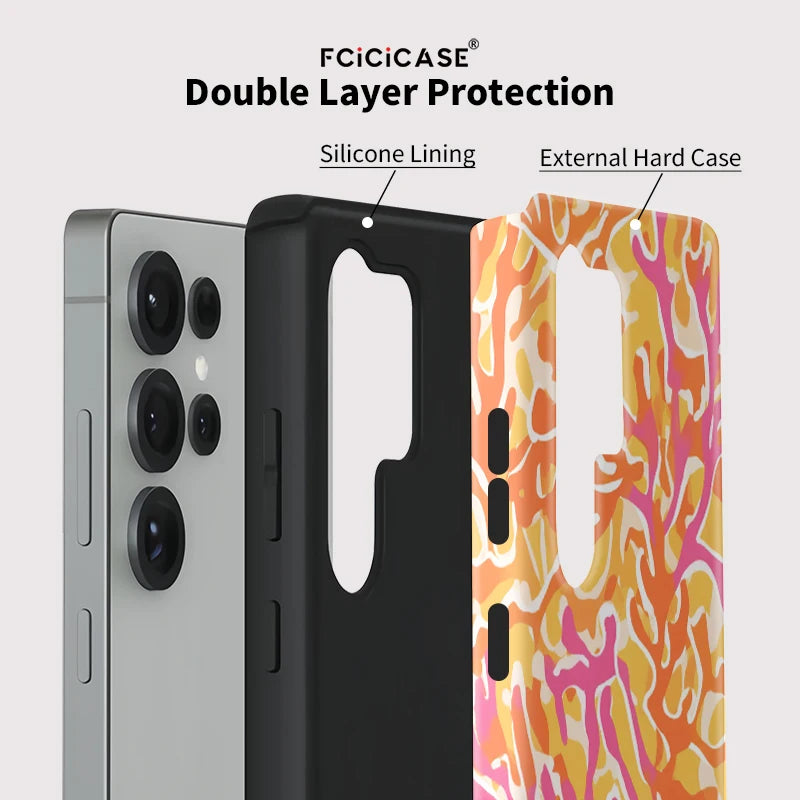 Samsung Galaxy Golden Abstract Energy Case