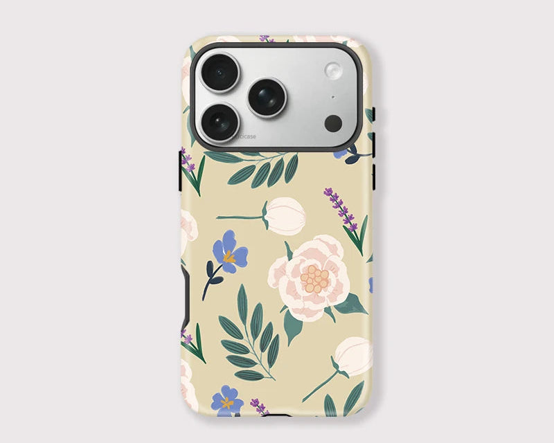 IPHONE Soft Garden Sketch Case