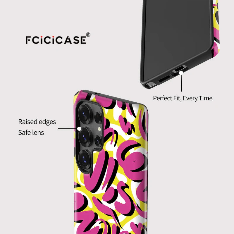 Samsung Galaxy Pink Graffiti Pop Case