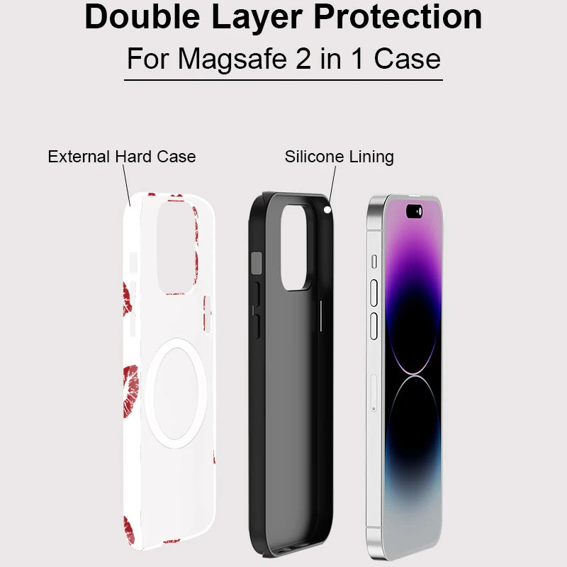 PHONE Red Lip Print Case