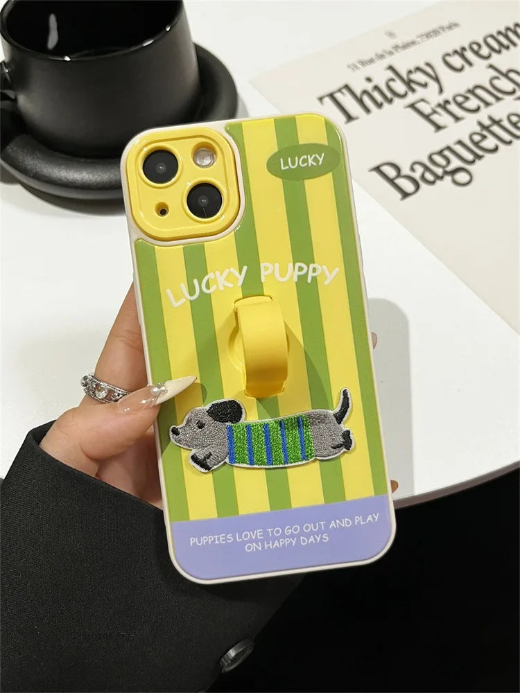 Puppy Stripe Case