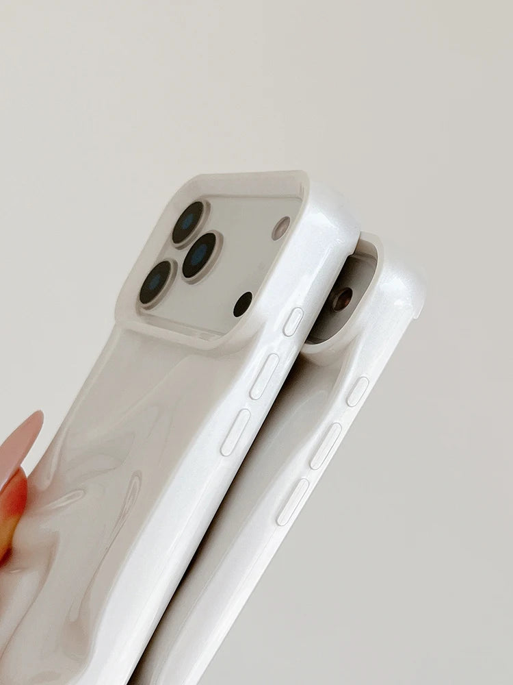 Glossy Pearl Wave Case