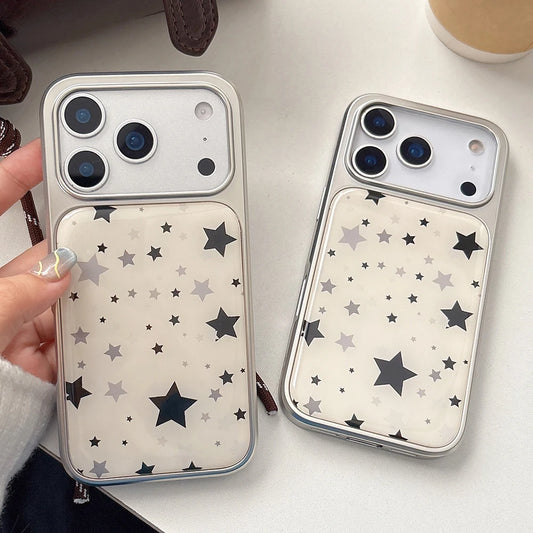 Luxury Star Phone Case for iPhone 16 15 14 17 Pro Max